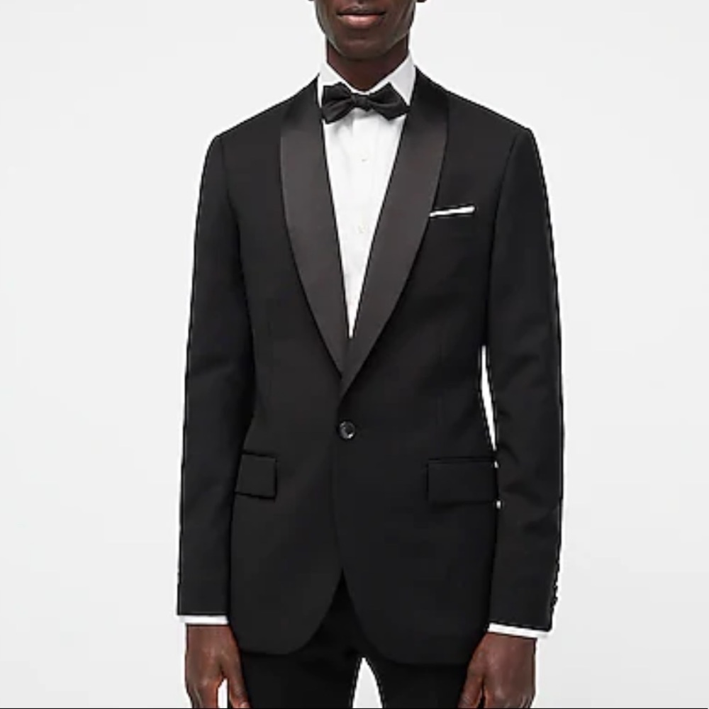 Jcrew Ludlow Shawl-Collar Tuxedo Jacket Italian..